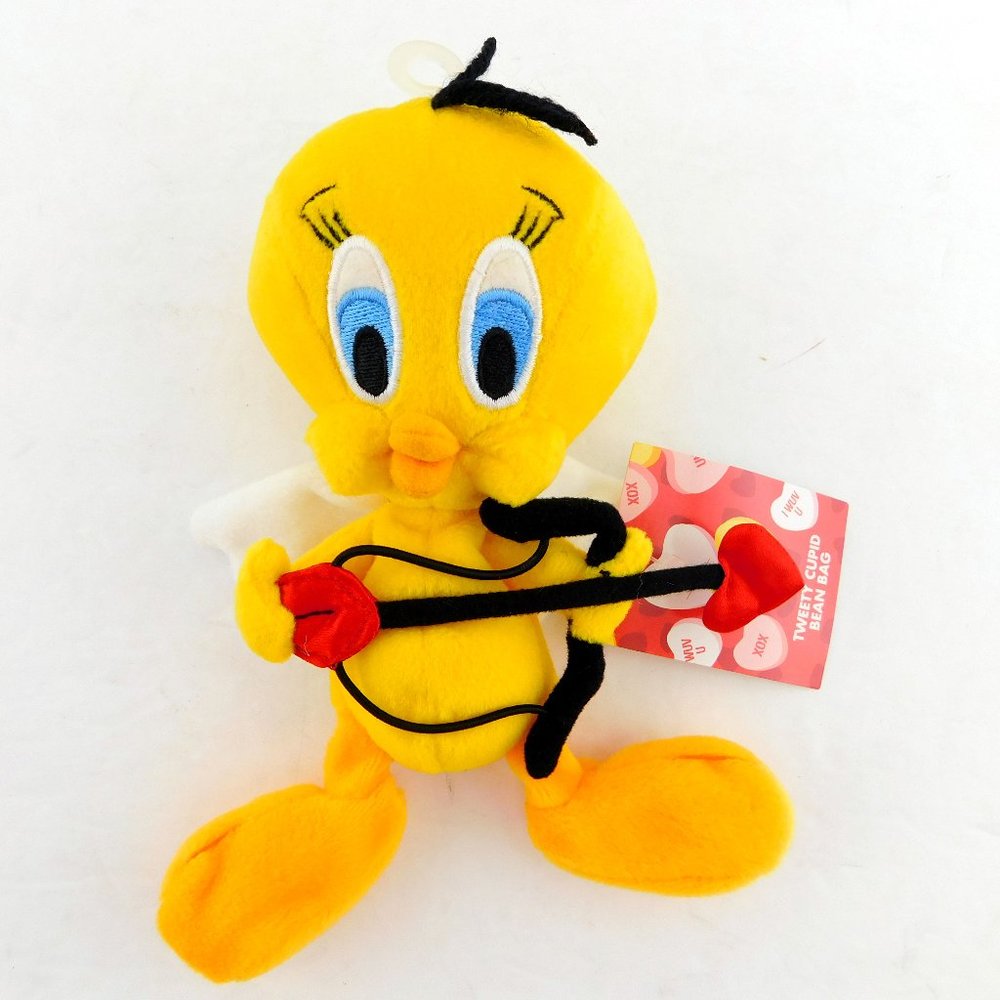NWT CUPID TWEETY BIRD Warner Bros. Exclusive Bean Bag Plush 1998